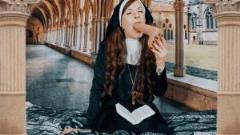 Infinitywhore0 – Horny Nun Desecrates Her Holy Bible and Crucifix