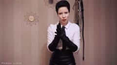 Madame Juliette – Mistress in leather gloves – femdom POV