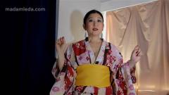 Madam Leda Femdom Goddess – Jerk off to Asian Goddess Madam Leda in her Kimono
