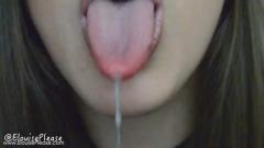 Elouise Please – Lip Spit And Long Tongue Fetish
