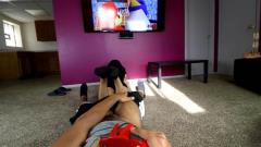 Joey’s Feetgirls – Tina Gives You A Footjob While You Play Video Games