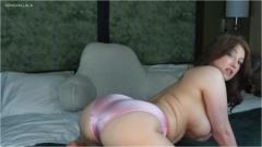 Sensual Lala – Satin Panty Good Boy Game Cum for Mommy Domme on Command