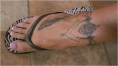 Ballerinas Flip Flops and more – Goddess Gloria In Sexy Flip Flops