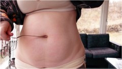 BellyButton World of MILF next door – Fork Play Belly Button Fetish