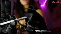 Domina Oni Hannya – Noir Smoking Fetish Worship
