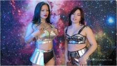 EurasianPersuasion – Double Domme – Sex Bots Drains Space Balls