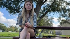 Femdom Puppy Play – London Evans Brings Her Boyfriend To The Park