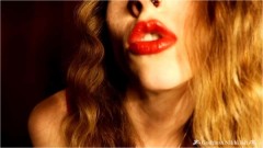 Goddess Nikki Kit – Red Lipstick Mouth Fetish Femdom JOI W Smoke