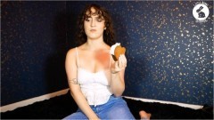 LittleBunnyB – Cutie Mukbang Strip and Self-Rubbing