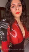 Mistress Sophia Sahara – Who s  going  to  be  my  latex  shining  boy