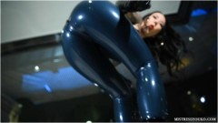 Mistress Youko – Blue Latex Mesmerising
