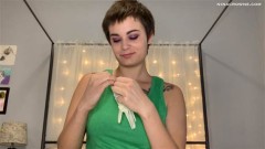 Nina Crowne – Surgical Gloves Over Mouth