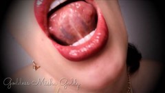 The Goldy Rush – I Am French Kissing With You And Smearing My Dark Glossy Lipstick All Over Your Face – MISTRESS MISHA GOLDY – RUSSIANBEAUTY