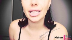 The Goldy Rush – Just 2 Fucking Minutes To Cum While Worshiping My Lips And Tits – Mistress Misha Goldy – Russianbeauty