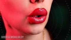 The Goldy Rush – Who Is In Control – You Or My Red Lips – Mistress Misha Goldy – Russianbeauty