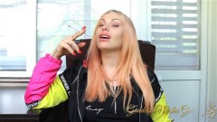The Goldy Rush – You Are So Hooked On Me Smoking And On Rewarding Me – Mistress Misha Goldy – Russianbeauty