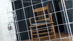 Young Goddess Kim – Caged Floor Licking ashtray bitch