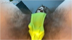 Simone Soros – POV angry facesitting from this hairy Cunt