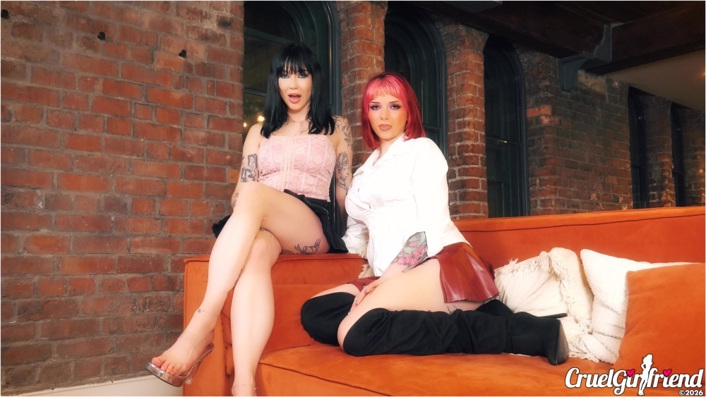Cruel Girlfriend – Eva Ray and Demi Jordan – You’re Gonna Be The Star Of The Cum Eating World