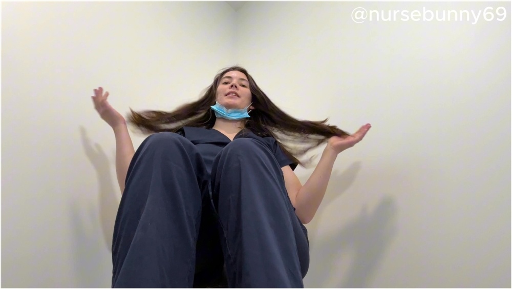 nursebunny69 – Smell My Stinky Socks and Toes with a Tape Gag 4K