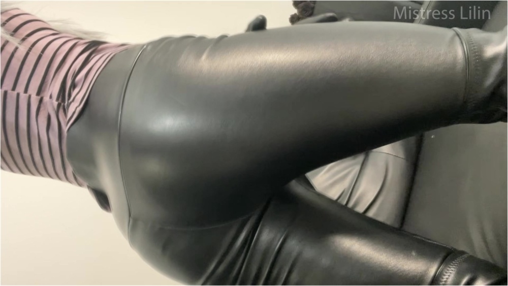 Mistress Lilin – Cum for my Leather Tease and JOI