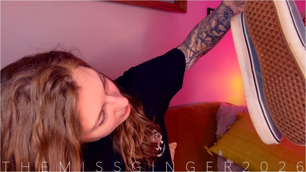 The Miss Ginger – HIs Secret Sneaker Sniffer
